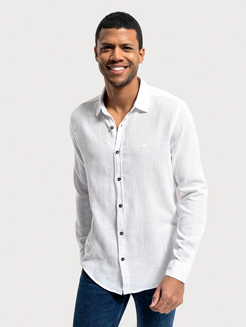 Regular Fit Erkek Gömlek U.kol