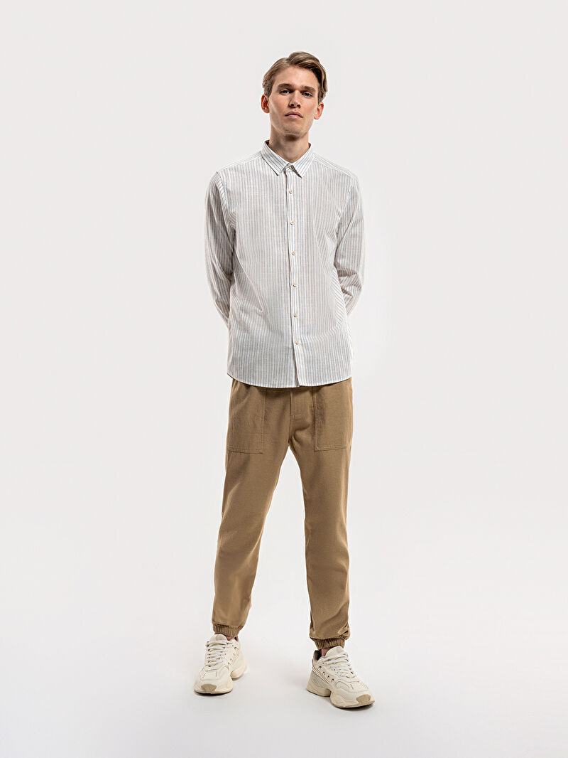 Regular Fit Erkek Gömlek U.kol