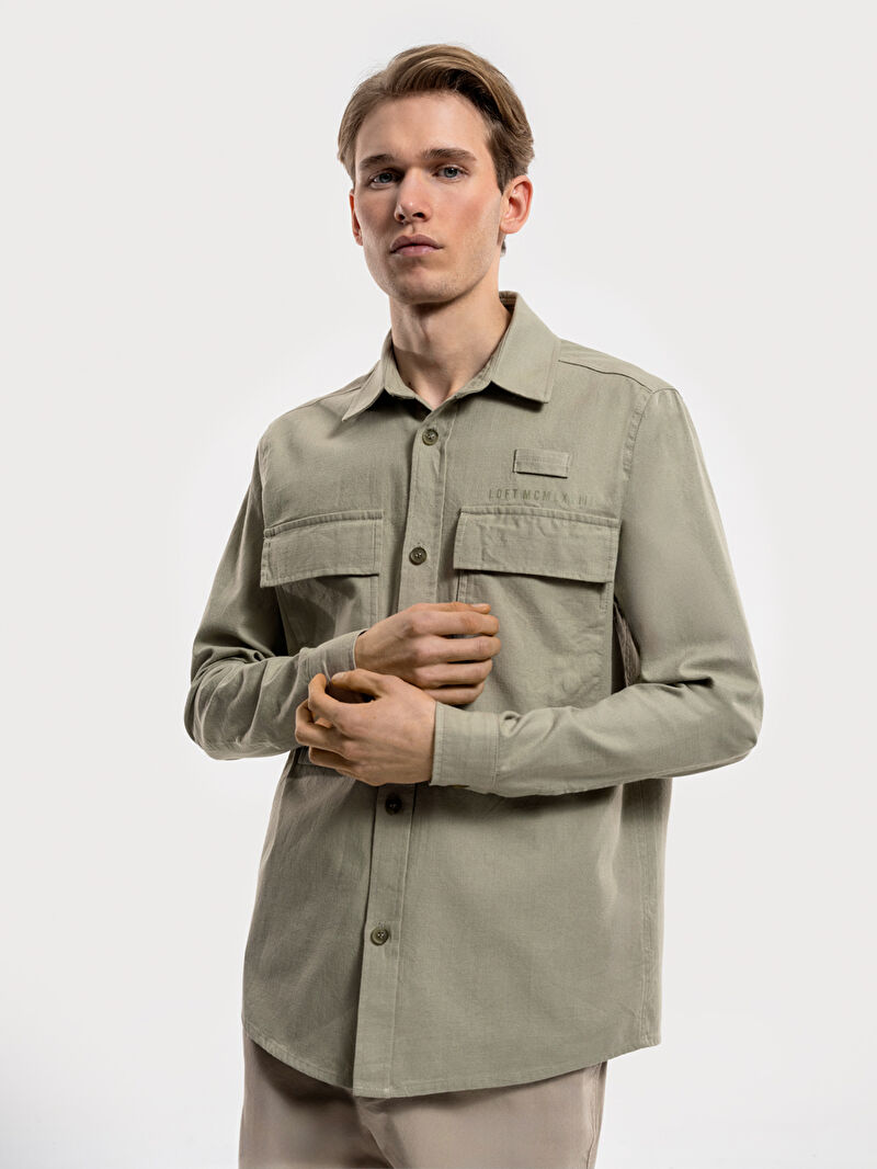 Relax Fit Erkek Gömlek U.kol