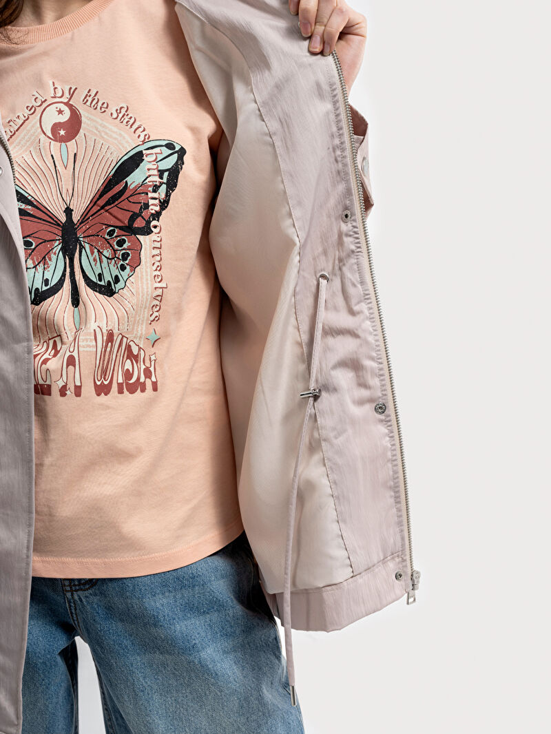 Loose Fit Kadın Yağmurluk