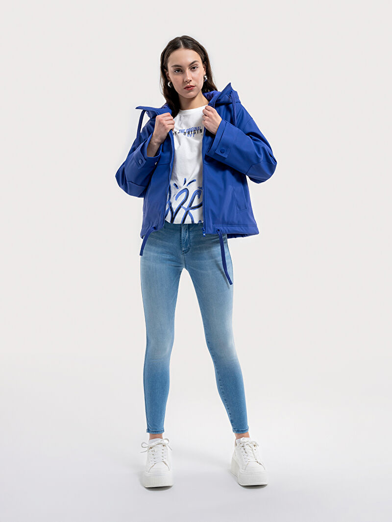 Regular Fit Kadın Yağmurluk