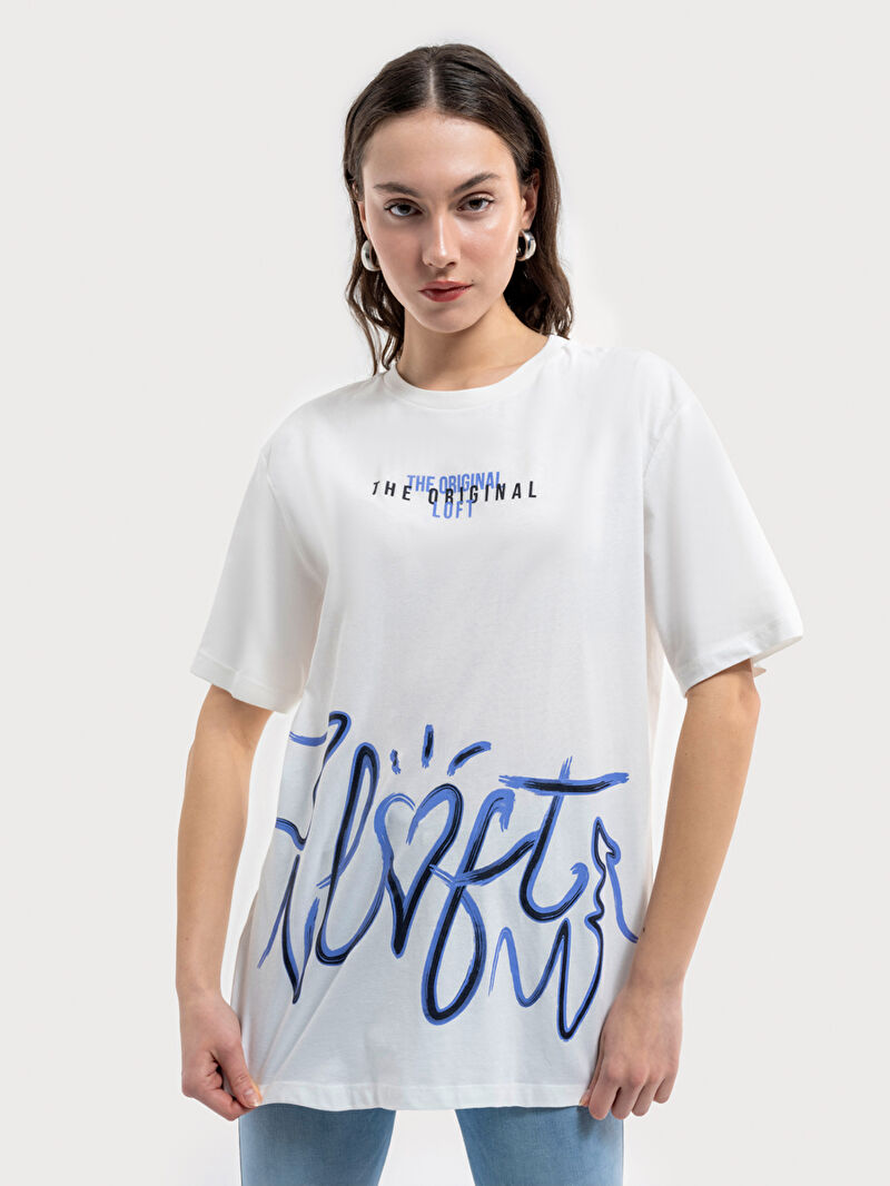 Oversize Fit Kadın Tshirt K.kol