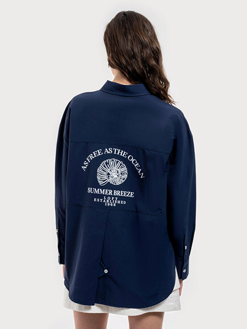 Loose Fit Kadın Gömlek U.kol