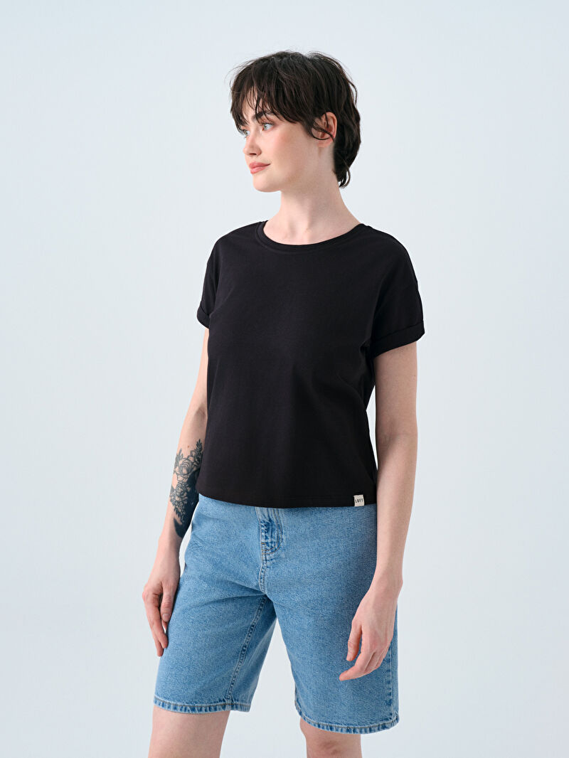 Loose Fit Kadın Tshirt K.kol
