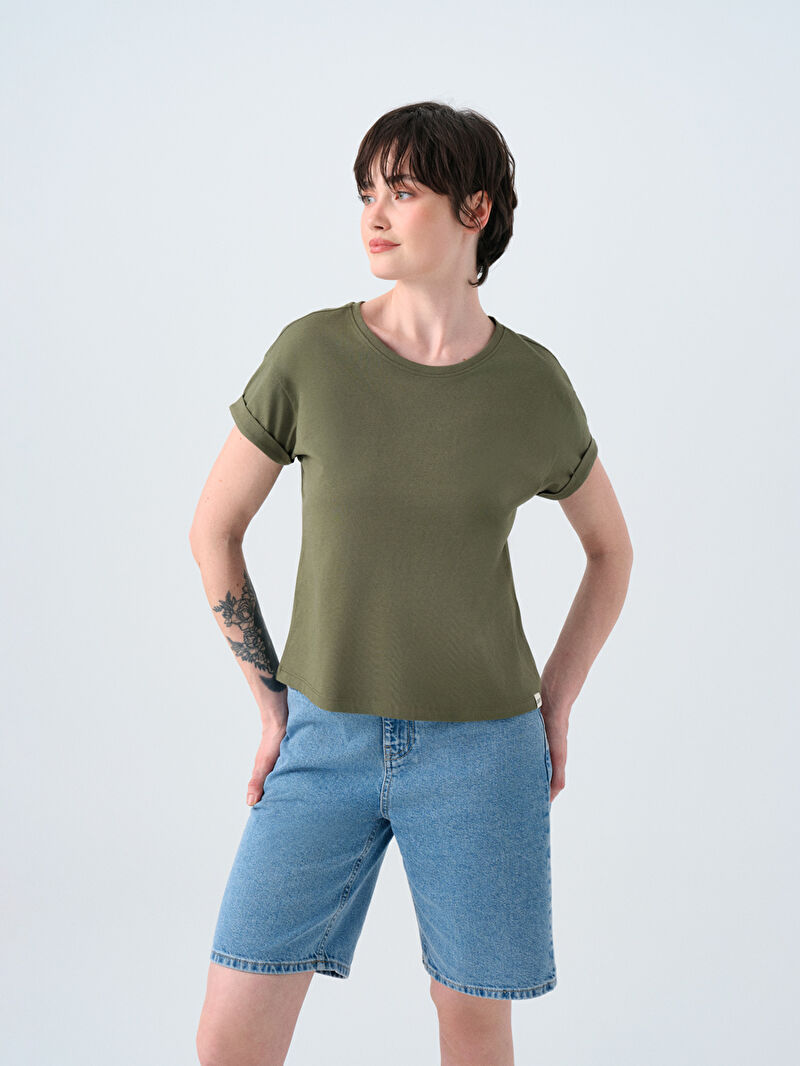 Loose Fit Kadın Tshirt K.kol