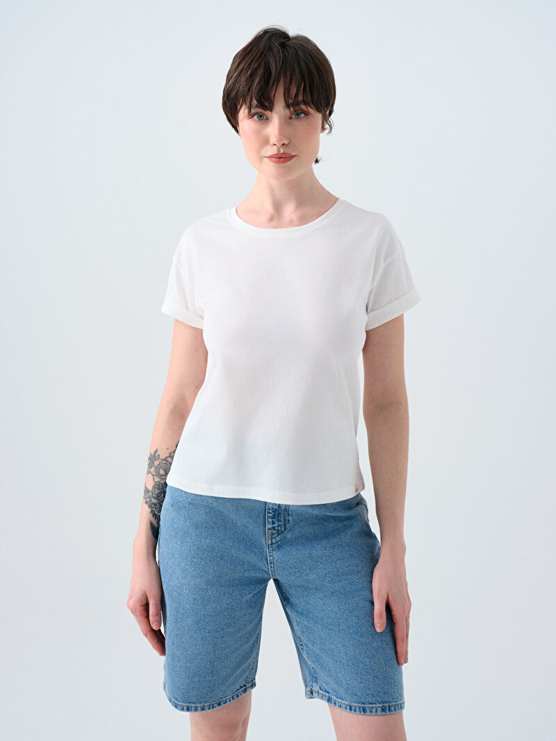 Loose Fit Kadın Tshirt K.kol