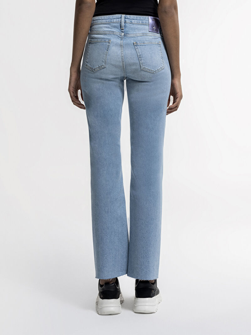 Flare Slim Fit Kadın Pantolon