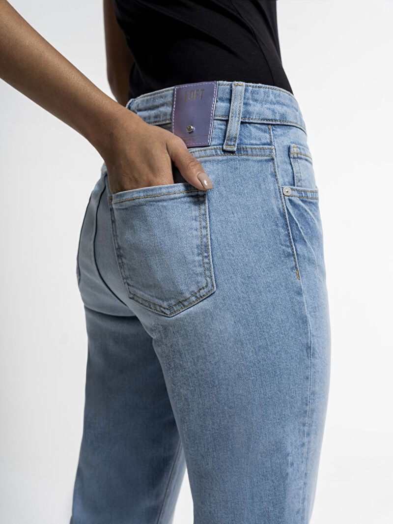 Flare Slim Fit Kadın Pantolon