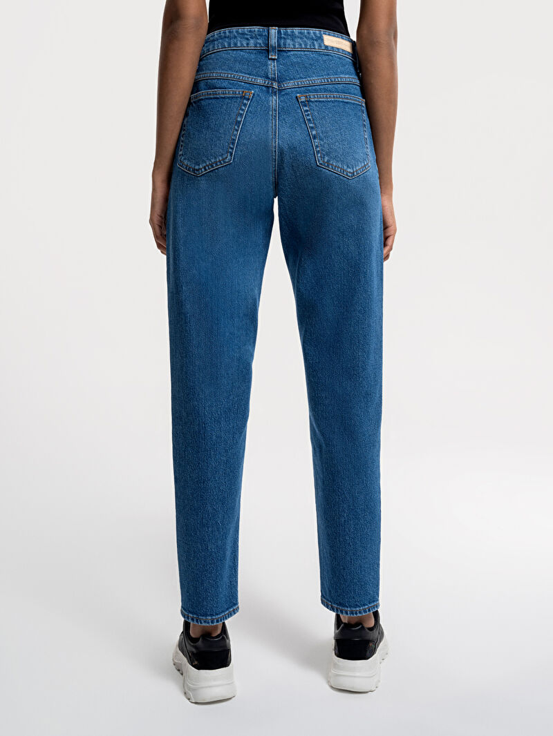 Mom Slim Fit Kadın Pantolon