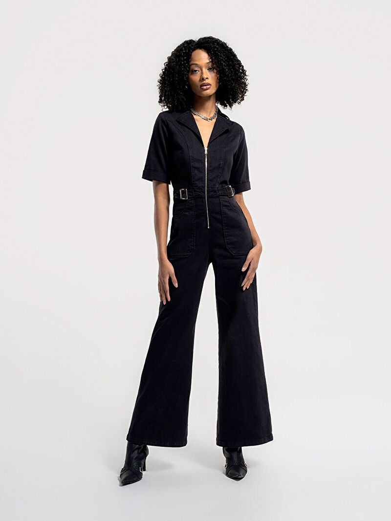 Slim Fit Kadın Tulum