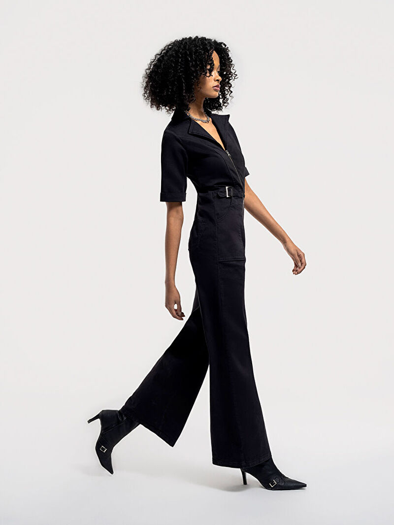 Slim Fit Kadın Tulum