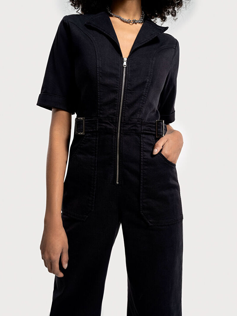 Slim Fit Kadın Tulum