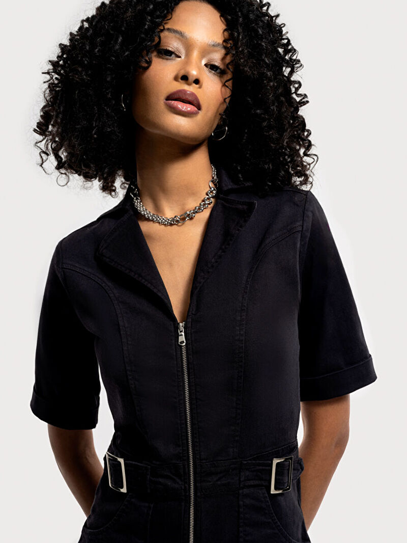 Slim Fit Kadın Tulum