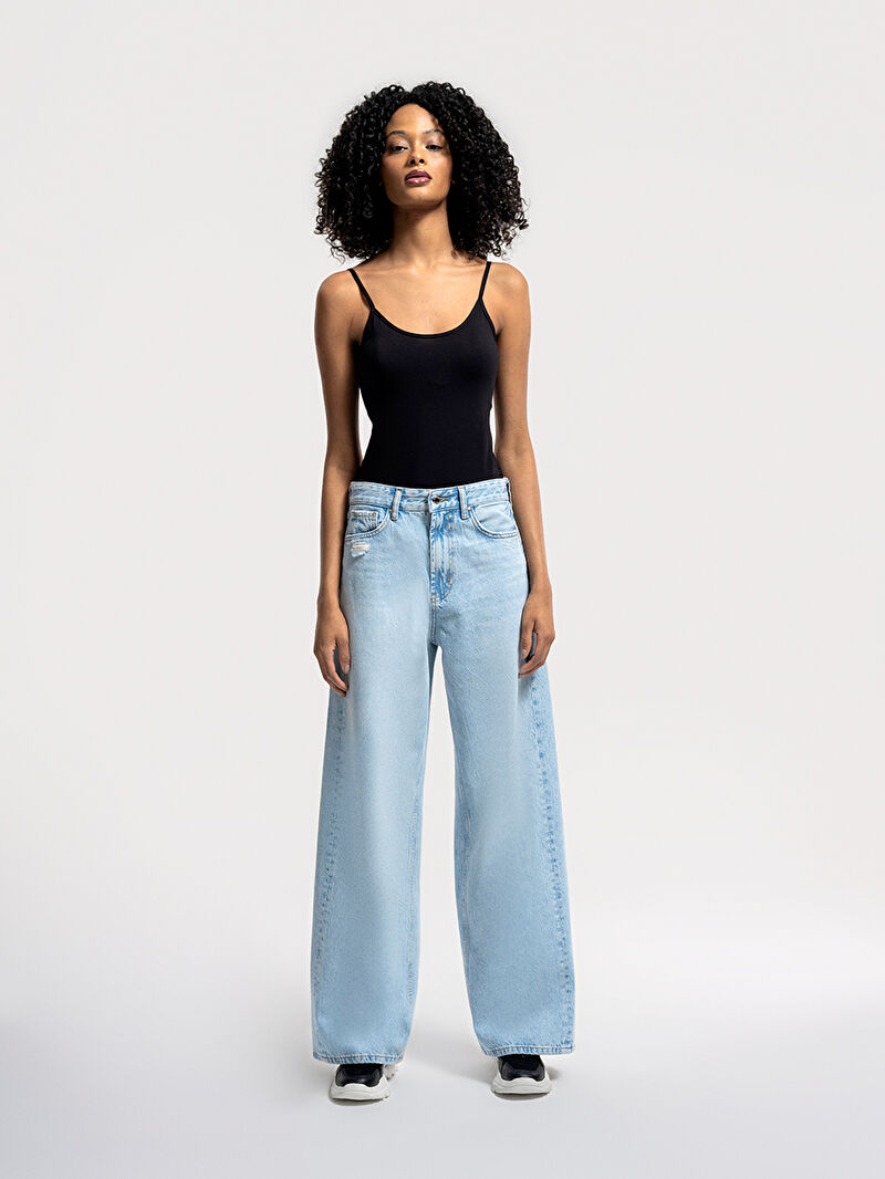 Wide Leg Regular Fit Kadın Pantolon