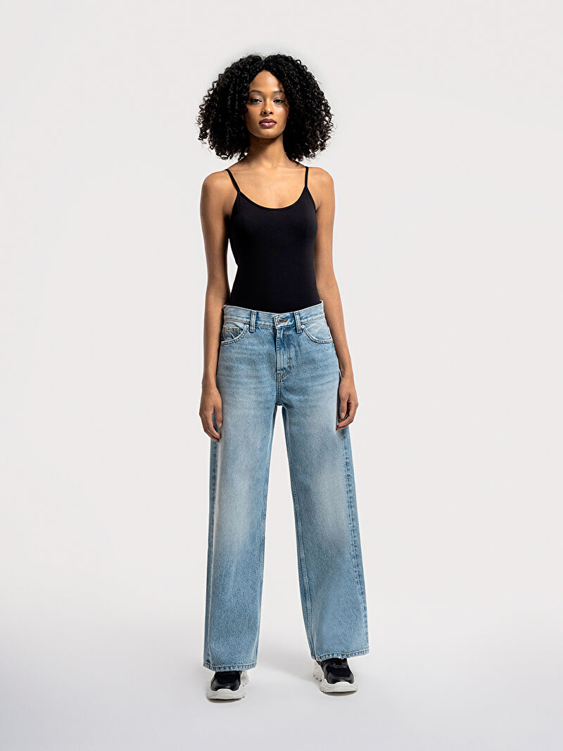 Wide Leg Regular Fit Kadın Pantolon