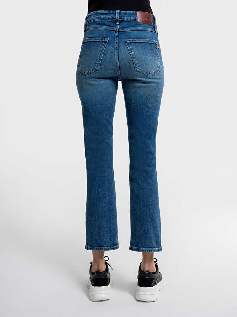 Mom Slim Fit Kadın Pantolon