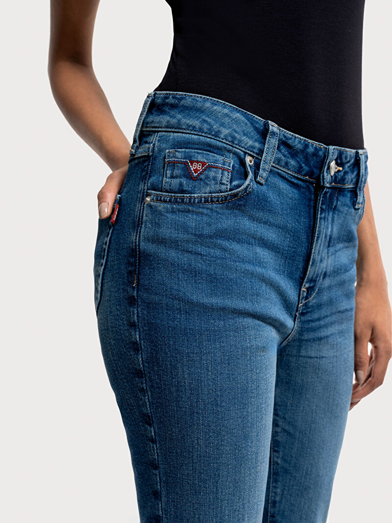 Mom Slim Fit Kadın Pantolon