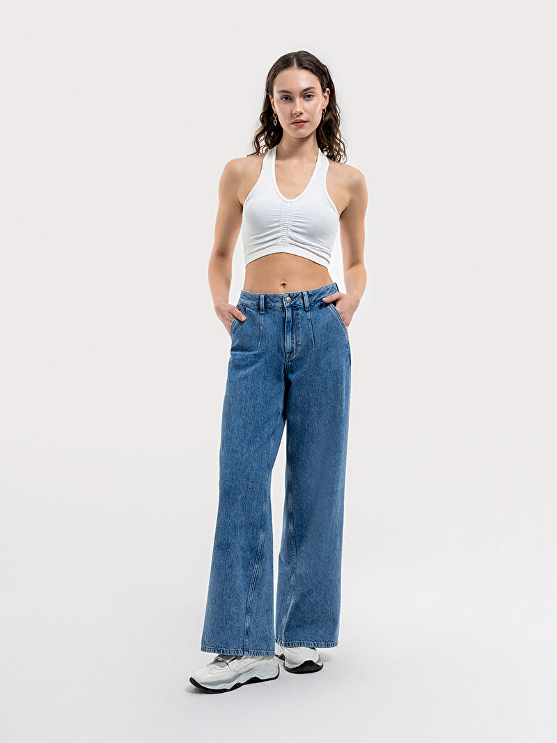 Wide Leg Regular Fit Kadın Pantolon