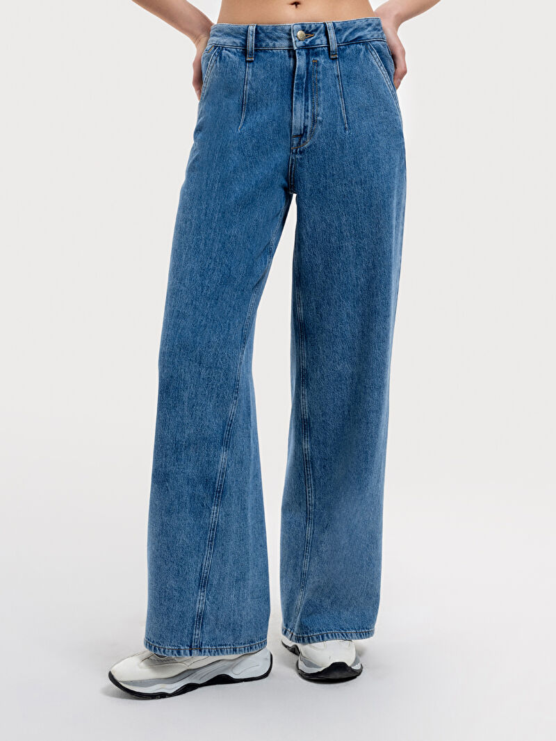 Wide Leg Regular Fit Kadın Pantolon