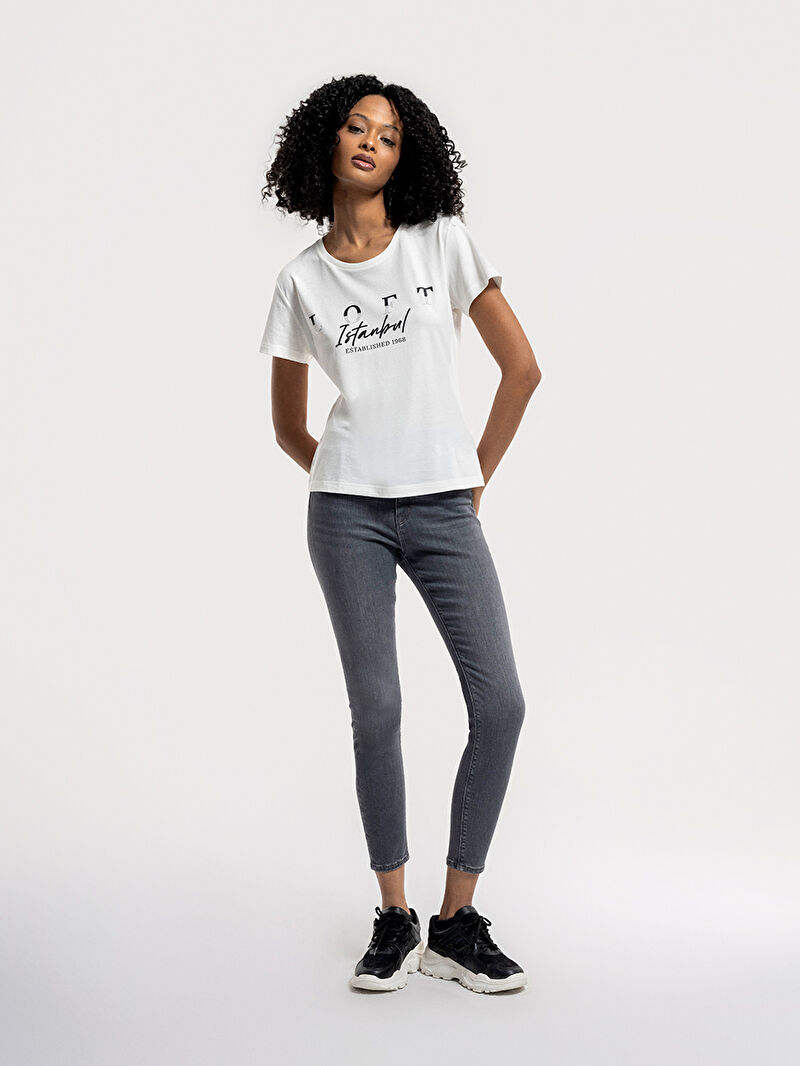 Slim Fit Kadın Tshirt K.kol