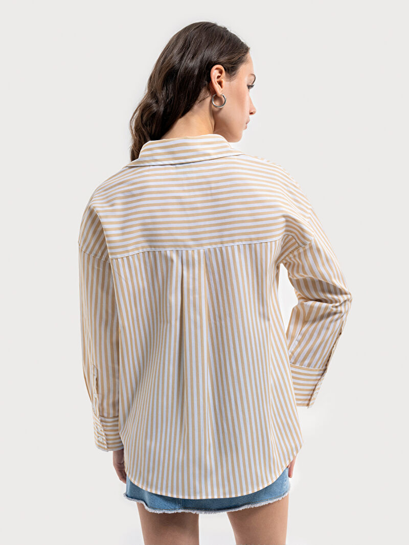 Relax Fit Kadın Gömlek U.kol