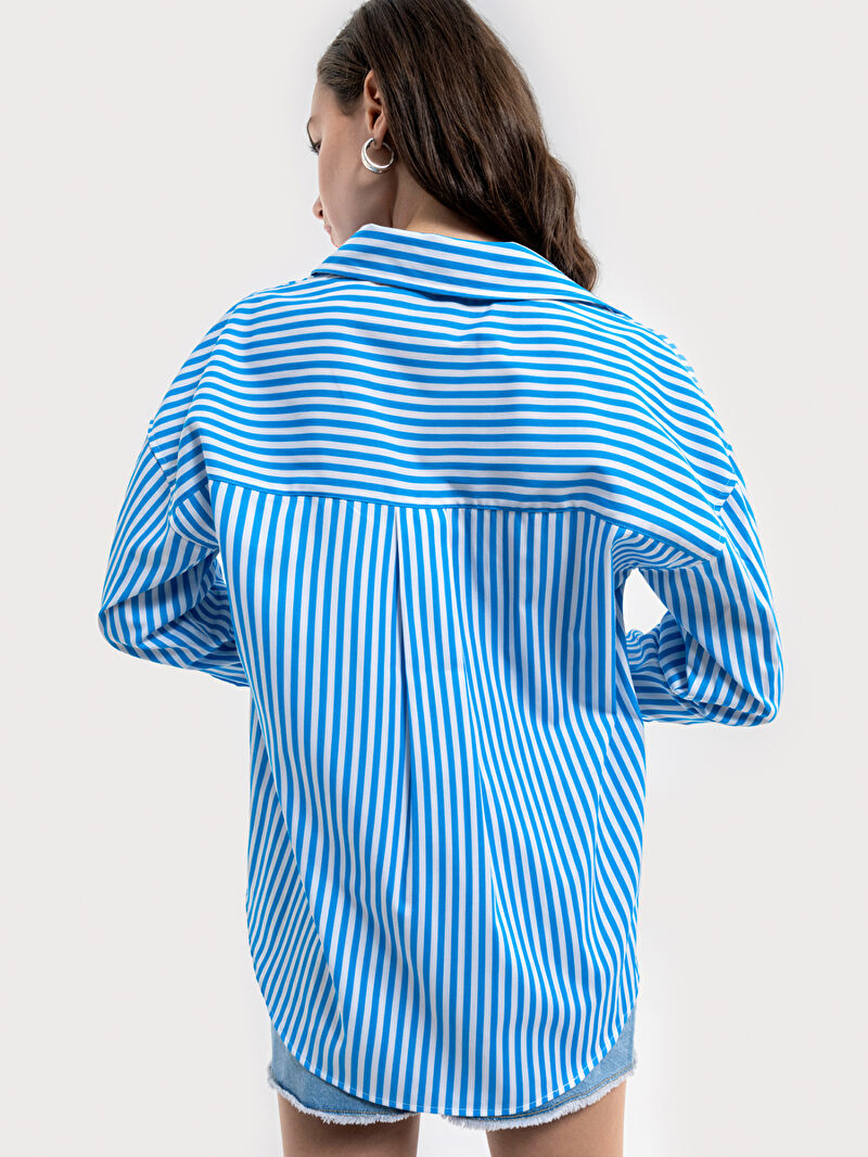 Relax Fit Kadın Gömlek U.kol