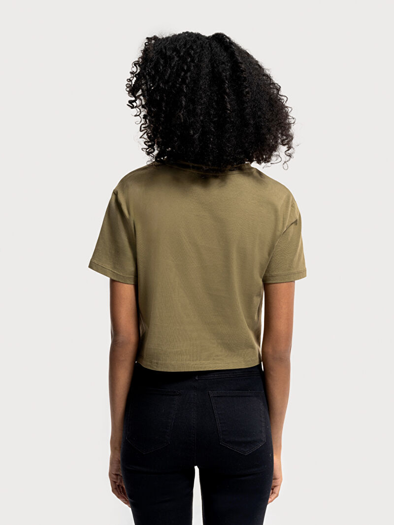 Long Crop Kadın Tshirt K.kol