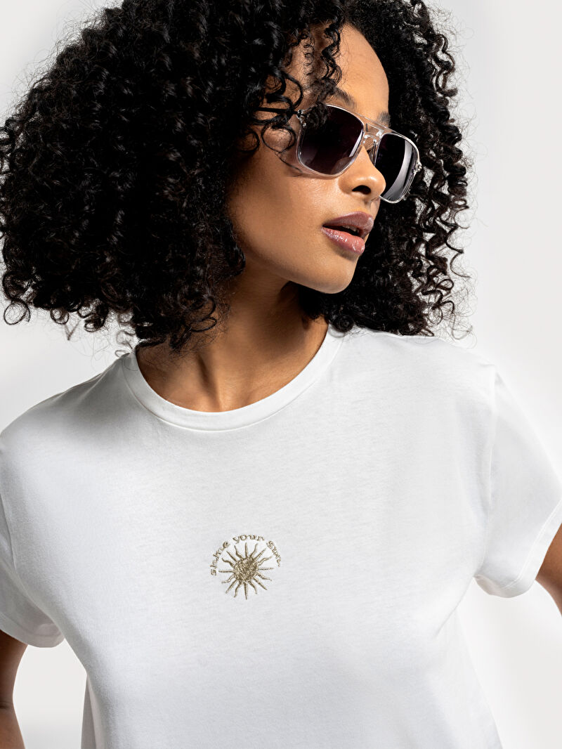 Long Crop Kadın Tshirt K.kol