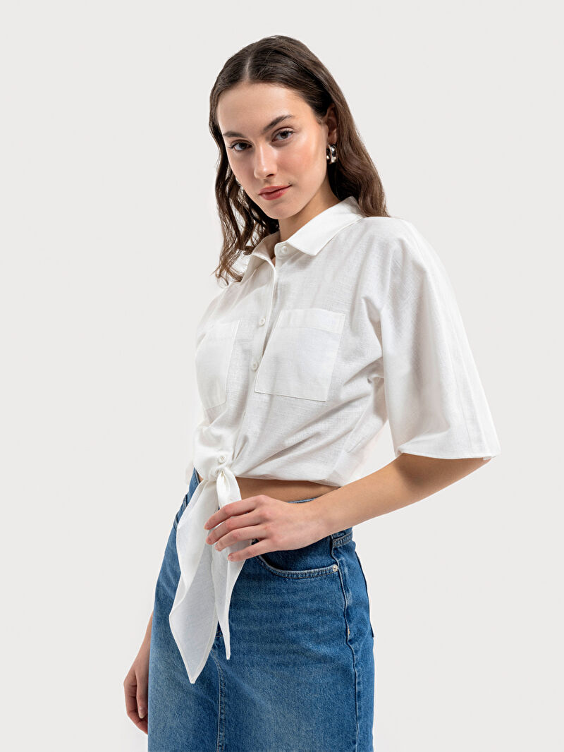 Regular Fit Kadın Gömlek K.kol