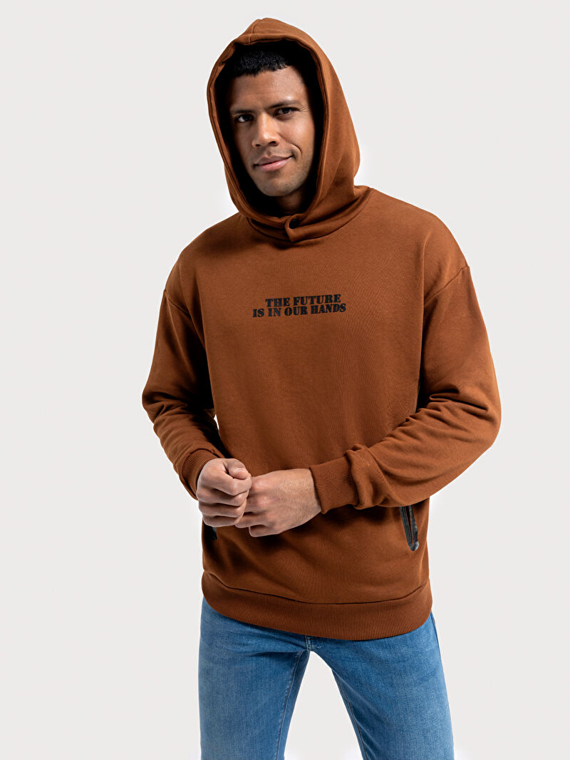 Oversize Fit Erkek Sweatshirt