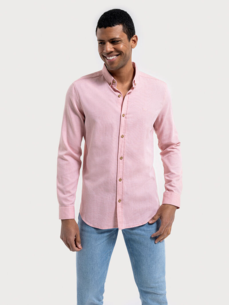 Regular Fit Erkek Gömlek U.kol