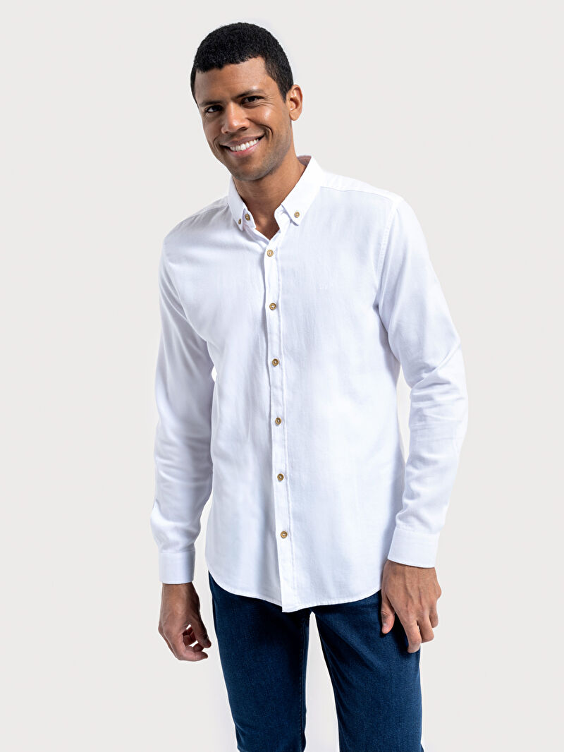 Regular Fit Erkek Gömlek U.kol