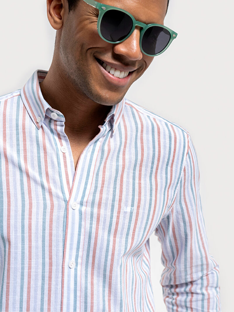 Regular Fit Erkek Gömlek U.kol