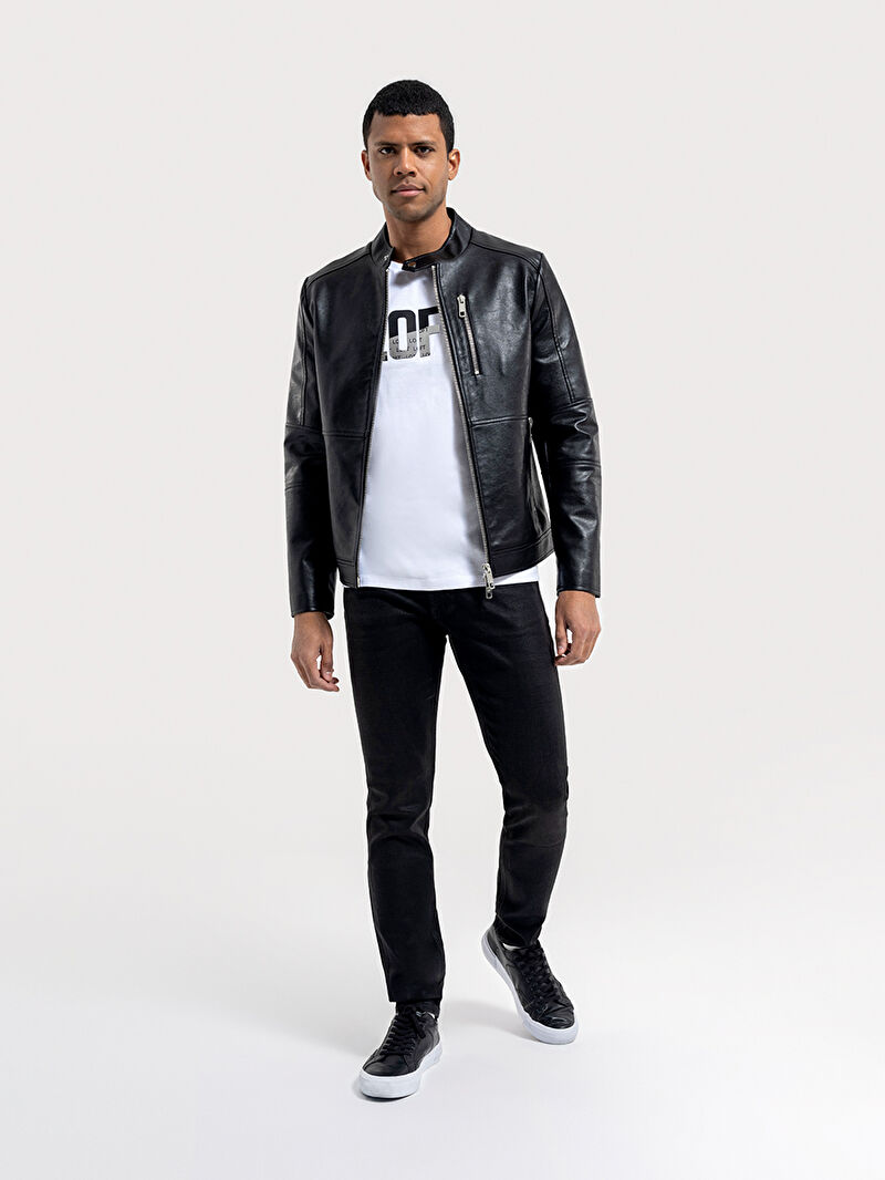 Regular Fit Erkek Mont Pu