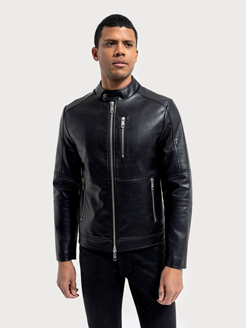 Regular Fit Erkek Mont Pu