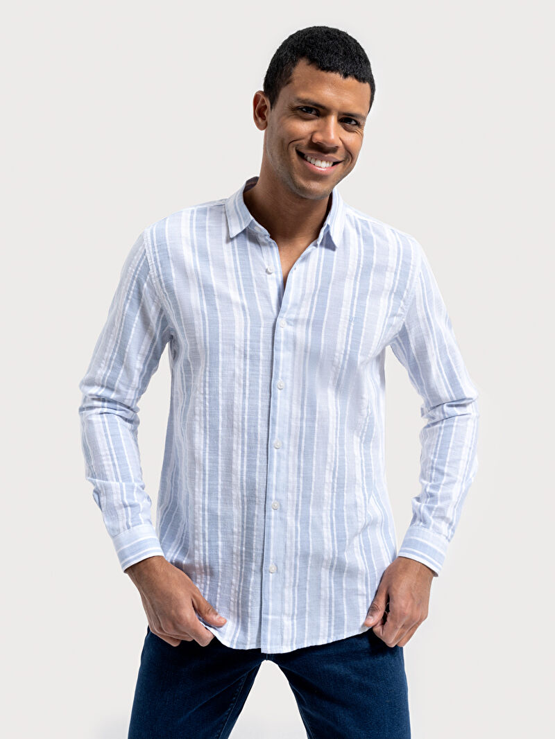 Regular Fit Erkek Gömlek U.kol