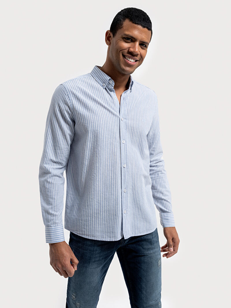 Regular Fit Erkek Gömlek U.kol