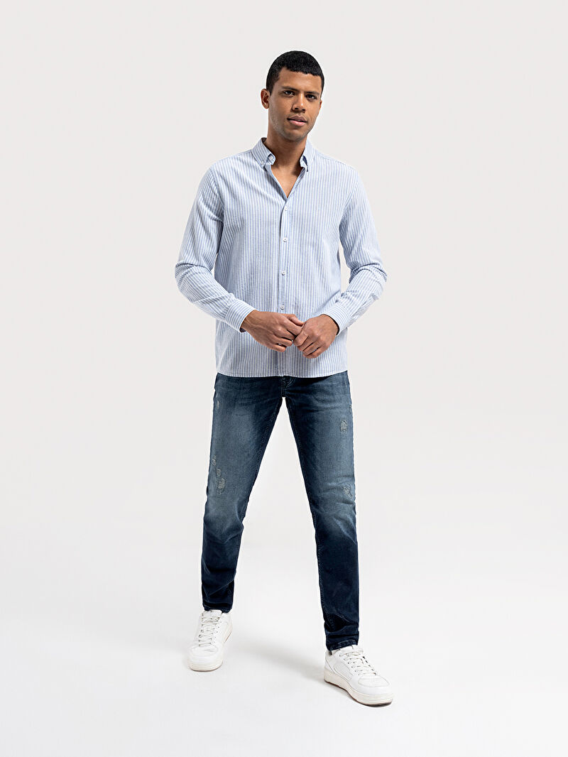 Regular Fit Erkek Gömlek U.kol