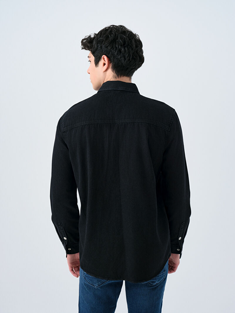 Slim Fit Erkek Gömlek U.kol