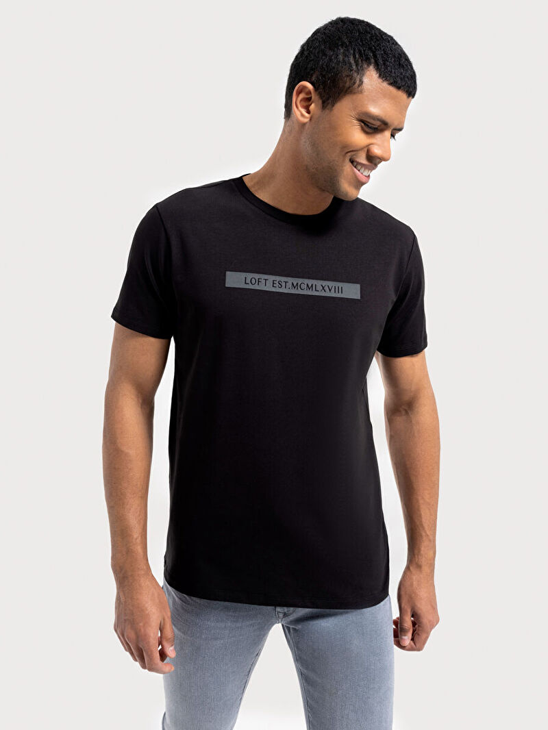 Slim Fit Erkek Tshirt K.kol