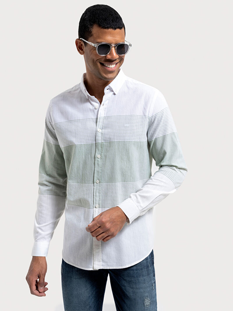 Regular Fit Erkek Gömlek U.kol