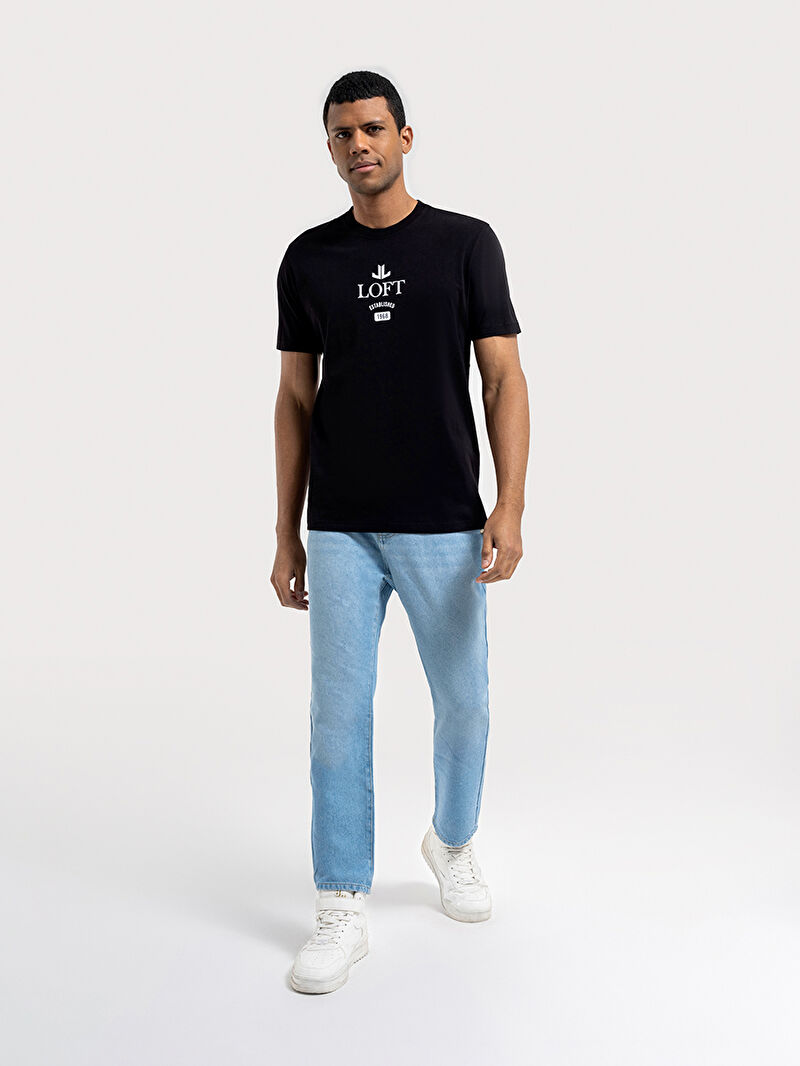 Slouchy Elastic Waist Fit Erkek Pantolon