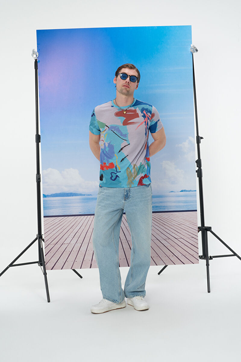 Regular Fit Erkek Tshirt K.kol