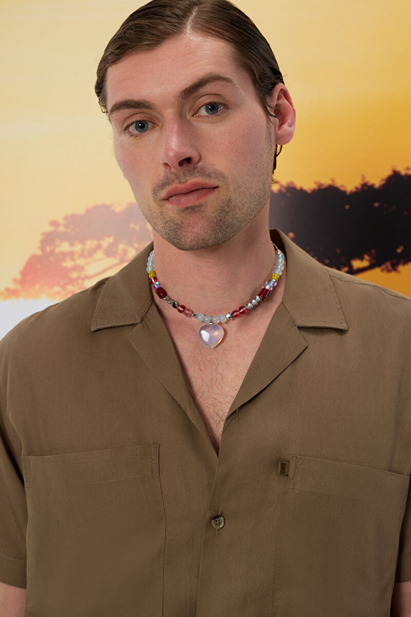 Oversize Fit Erkek Gömlek K.kol