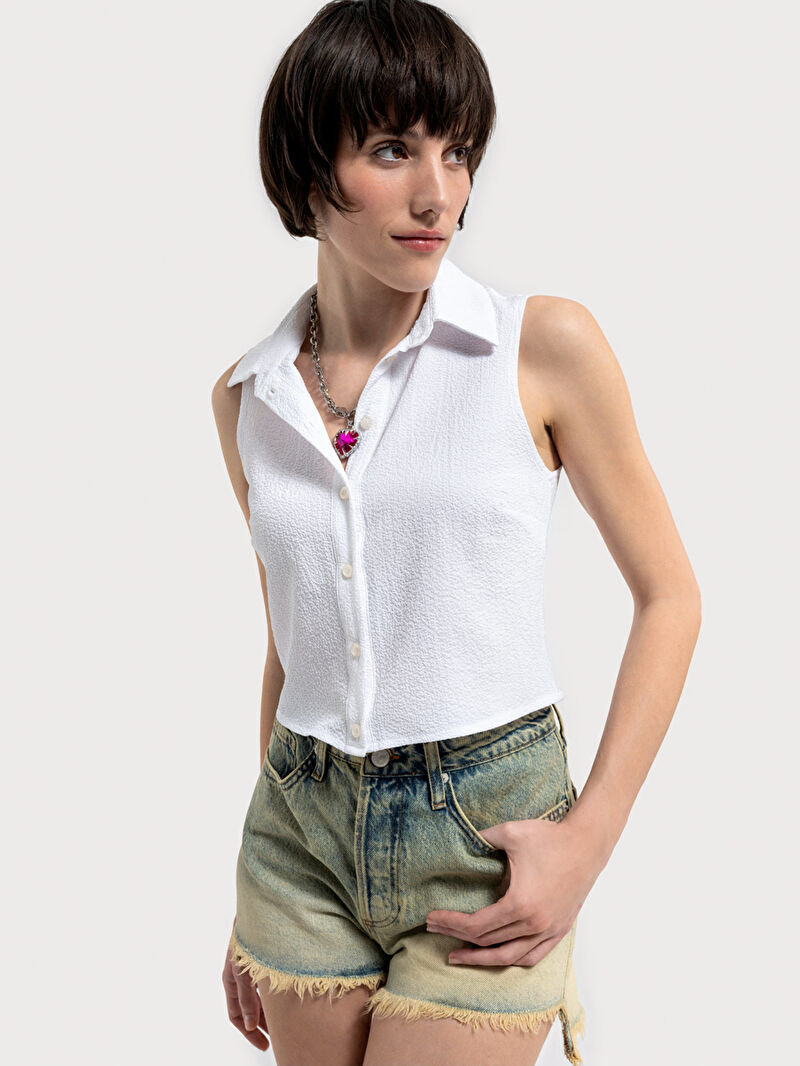 Regular Fit Kadın Bluz K.kol