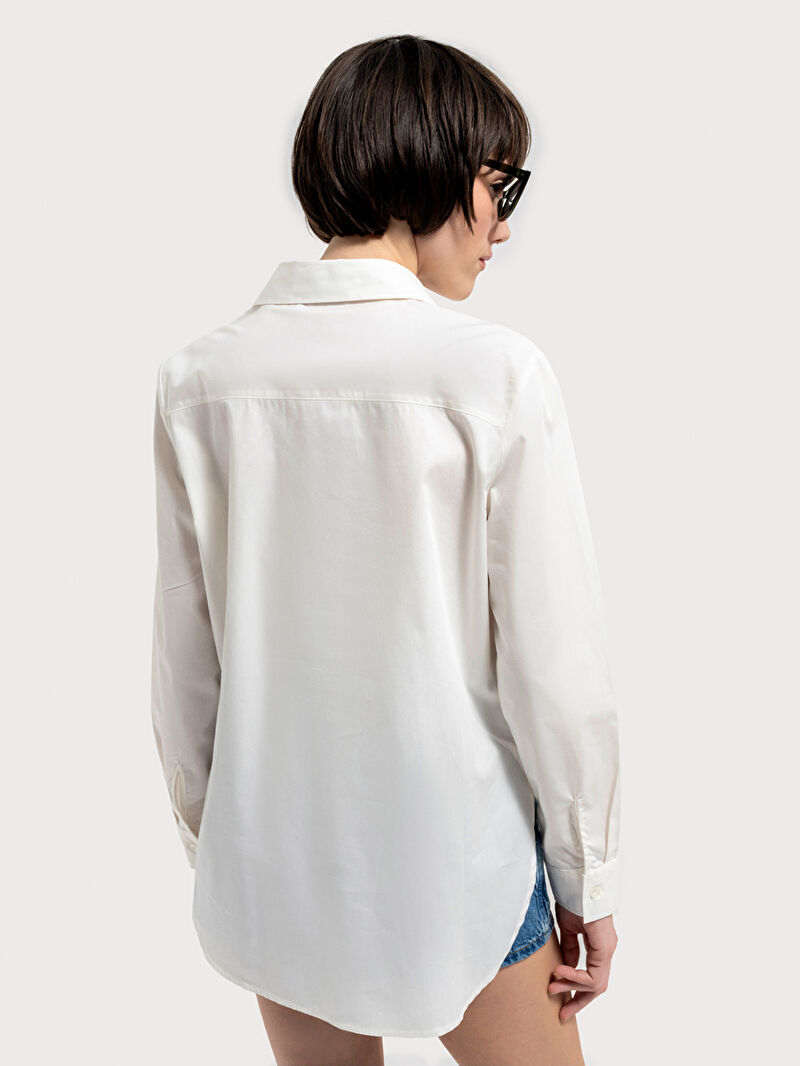 Loose Fit Kadın Gömlek U.kol