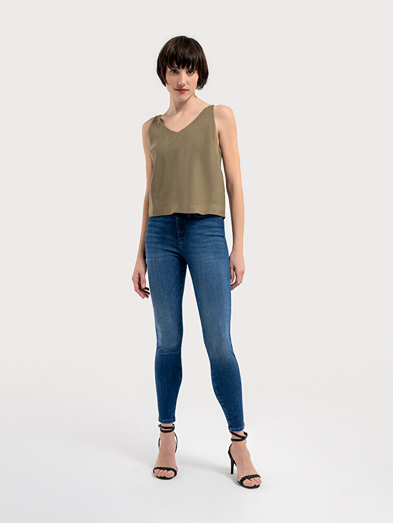 Regular Fit Kadın Bluz K.kol