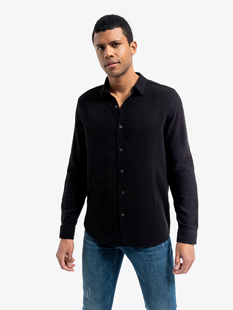 Regular Fit Erkek Gömlek U.kol