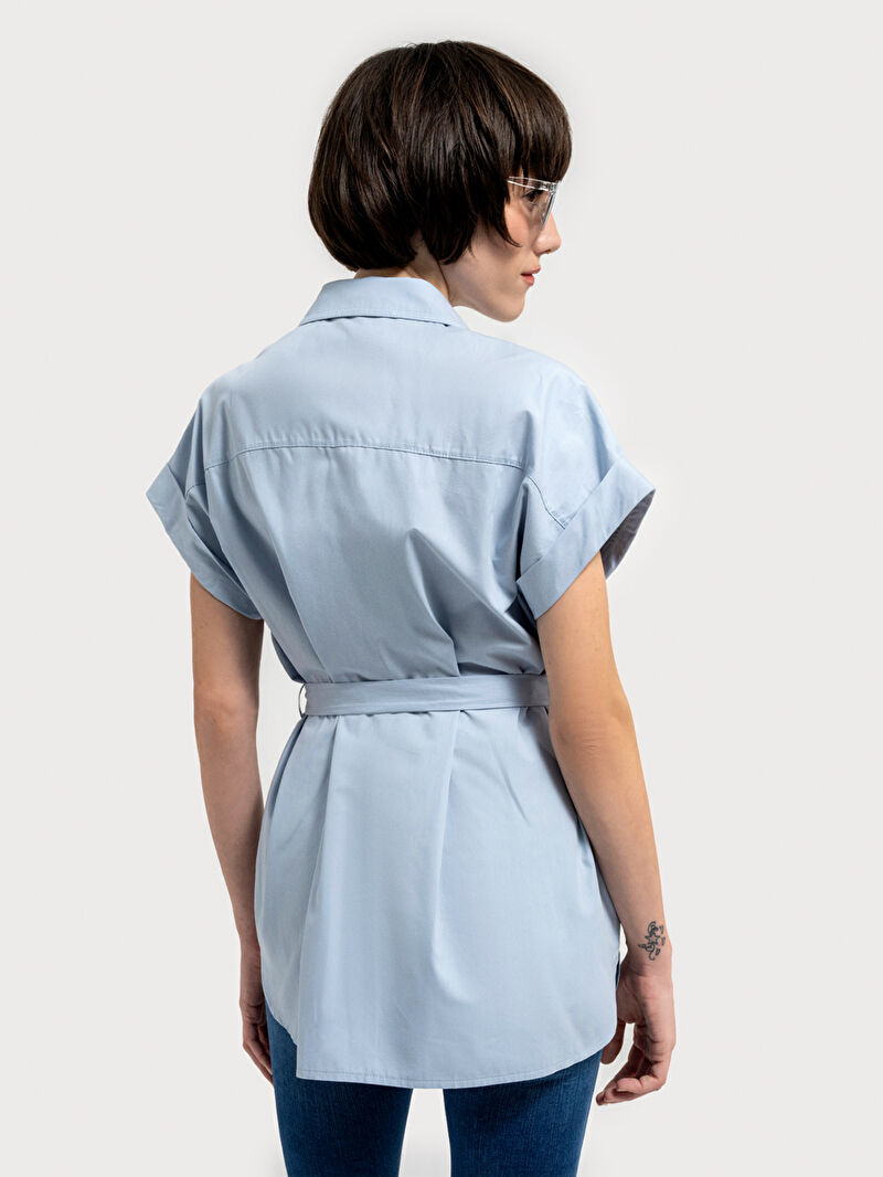 Loose Fit Kadın Gömlek K.kol