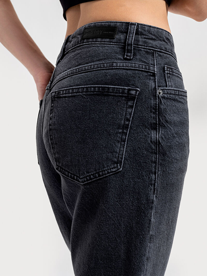 Mom Slim Fit Kadın Pantolon